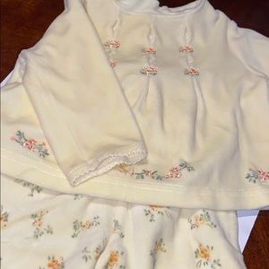 Yellow Floral Matching Set